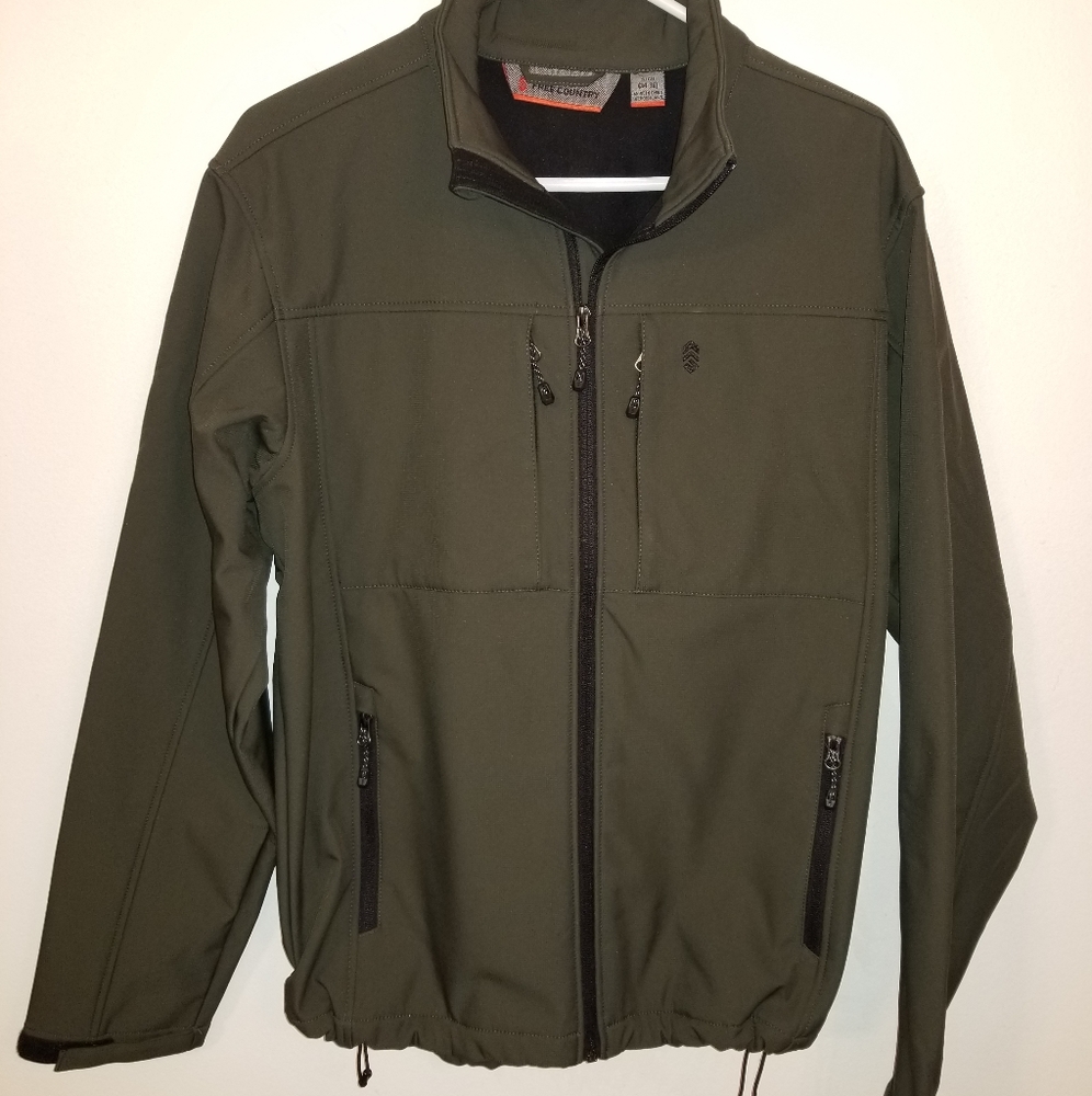 *NEW* Men's FREE COUNTRY fleece lined soft shell jacket